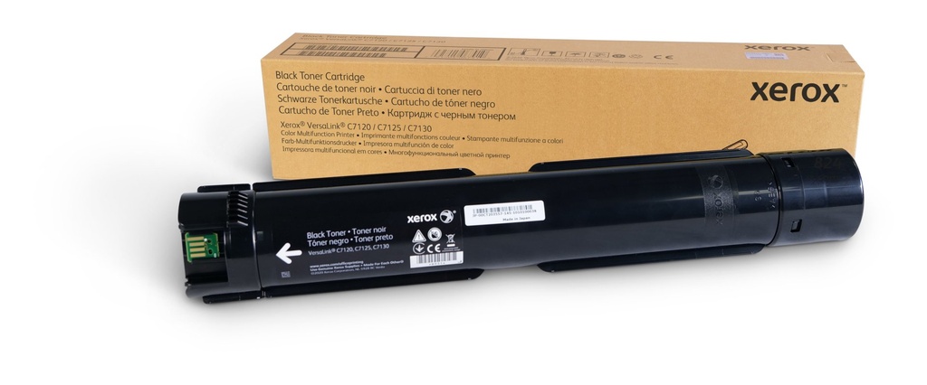 Toner Xerox nero 006R01824 C7120/7125/7130 31300 Pagine