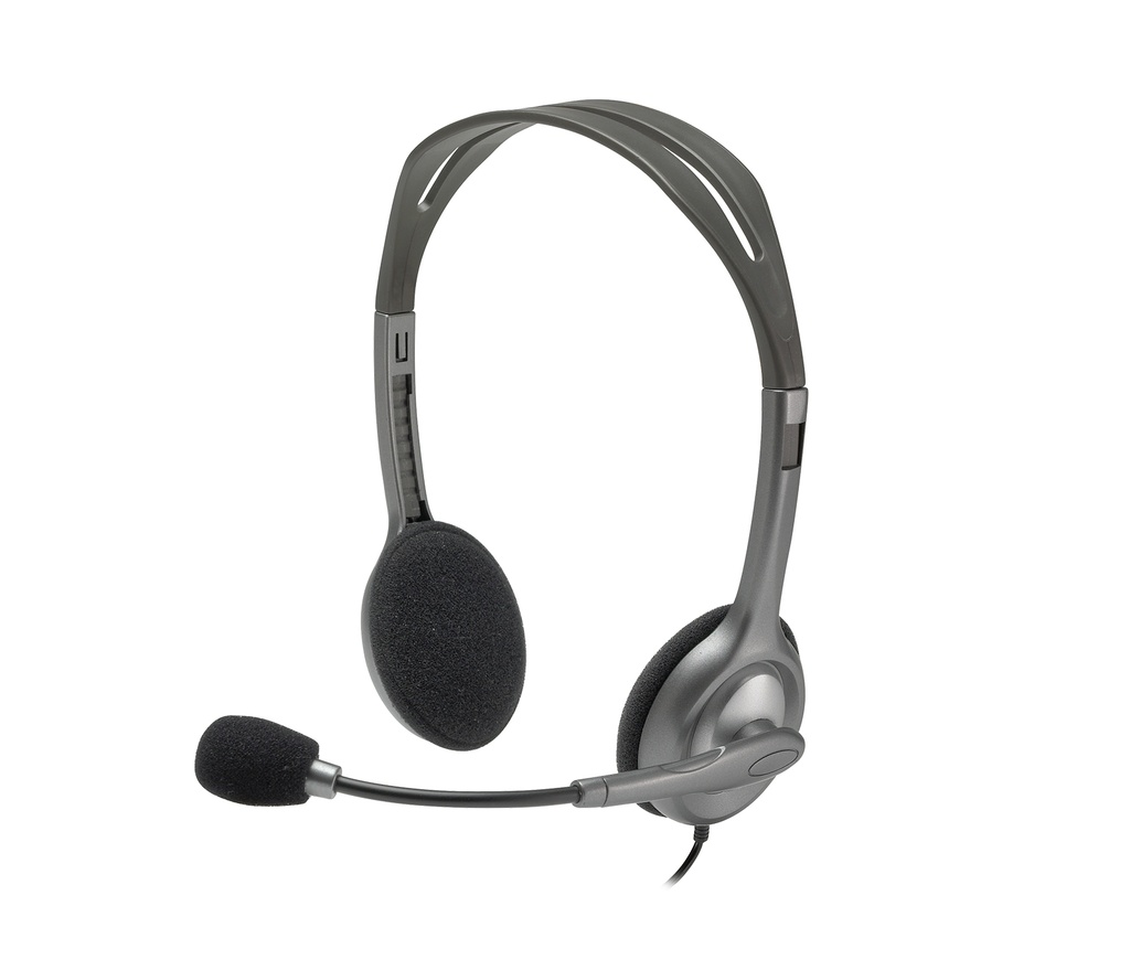 [981-000271] ORIGINAL Logitech Accessori per computer nero / Argento 981-000271 Stereo Headset H110