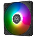 Silverstone SST-AS140B-ARGB sistema di raffreddamento per computer Case per computer Ventilatore 14 cm Nero 1 pz