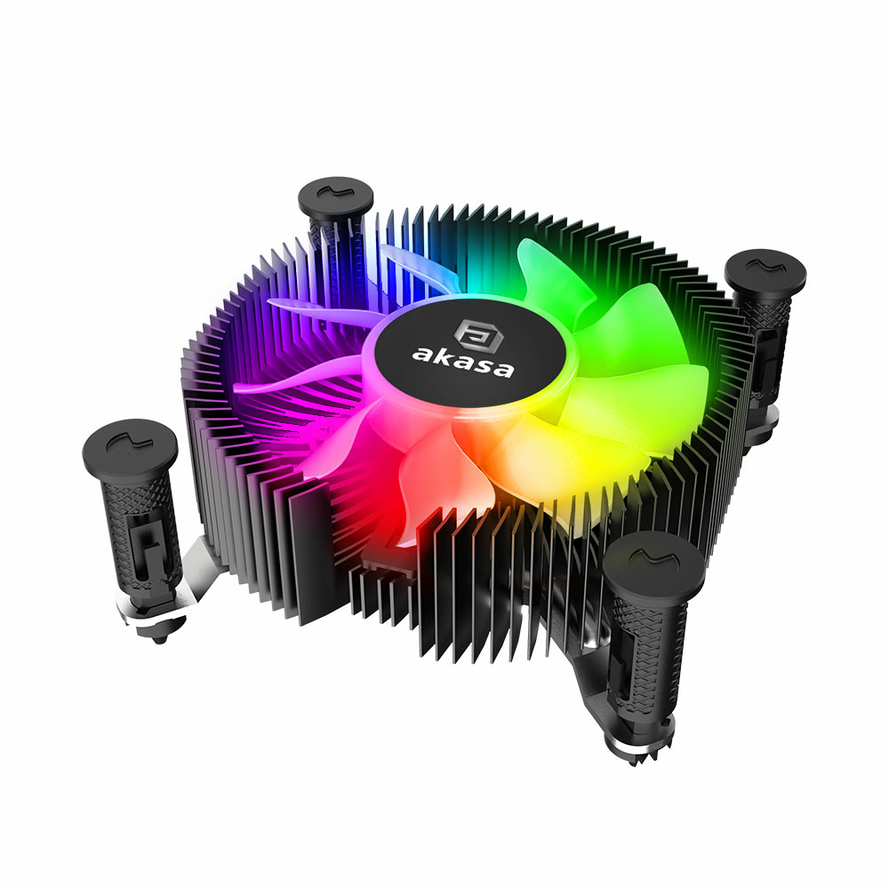 [AK-CC6615BP01] Akasa AK-CC6615BP01 sistema di raffreddamento per computer Processore Raffreddatore d'aria Nero 1 pz