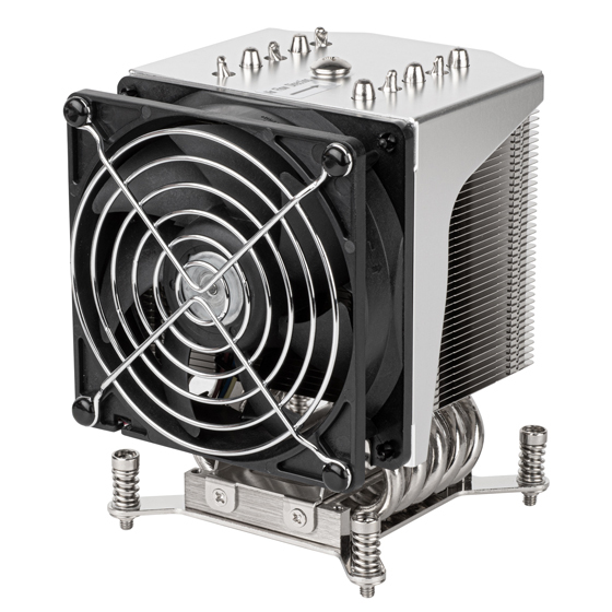 [SST-XE04-2066] Silverstone XE04-2066 Processore Raffreddatore d'aria Nero, Argento 1 pz