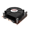 Akasa AK-CC7401BP01 sistema di raffreddamento per computer Processore Raffreddatore d'aria 7,5 cm Nero 1 pz