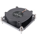 Silverstone SST-XE01-1700A sistema di raffreddamento per computer Processore Raffreddatore d'aria 8 cm Nero 1 pz
