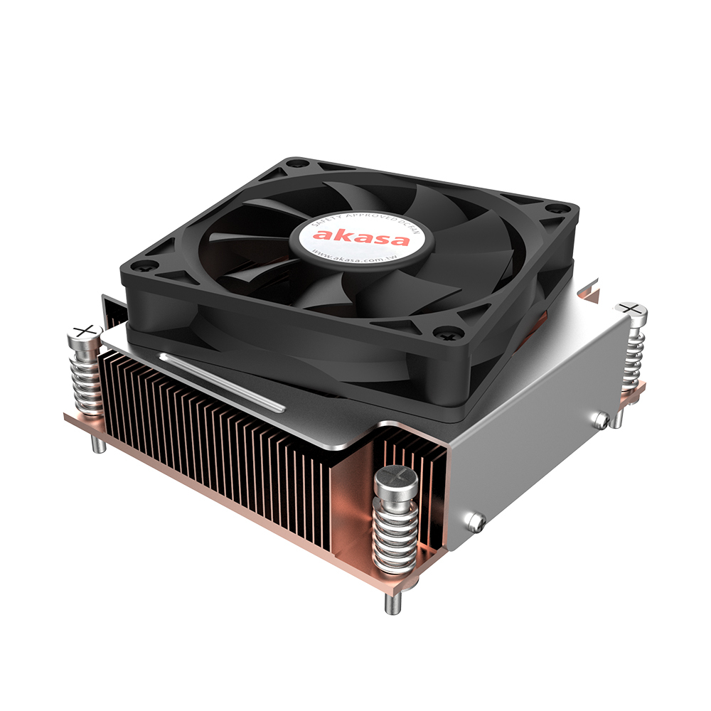 [AK-CC7402BT01] Akasa Intel LGA1700 Processore Raffreddatore ibrido 7 cm Nero, Rame, Grigio 1 pz