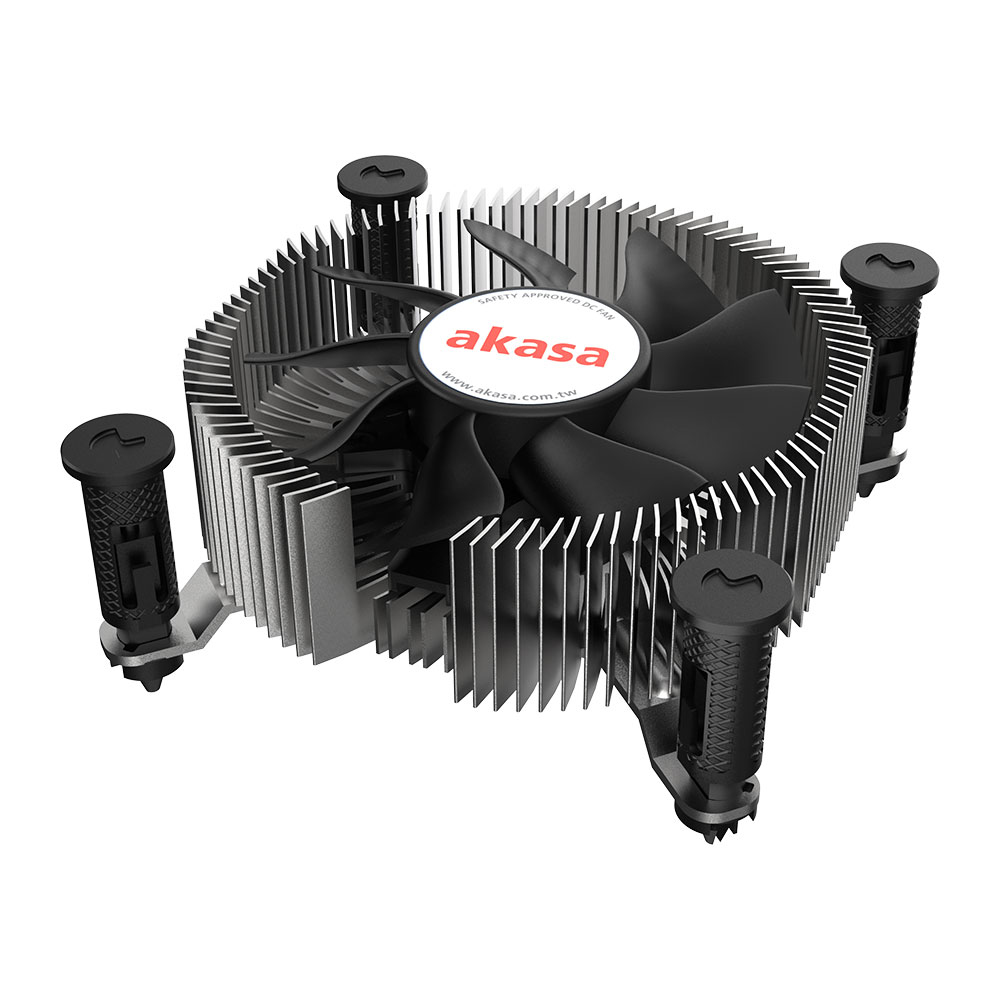 [AK-CC6602HP01] Akasa Intel LGA1700 Processore Raffreddatore ibrido Alluminio, Nero 1 pz