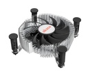 Akasa AK-CC6601EP01 sistema di raffreddamento per computer Processore Dissipatore di calore/Radiatore 7,5 cm Alluminio, Nero 1 pz