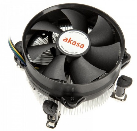 [AK-959CU] Akasa AK-959CU sistema di raffreddamento per computer Processore Refrigeratore 9,2 cm Nero, Argento