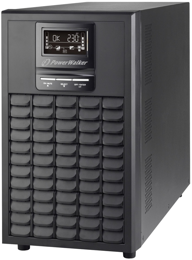 [10122111] PowerWalker VFI 3000 CG PF1 gruppo di continuità (UPS) Doppia conversione (online) 3 kVA 3000 W 9 presa(e) AC