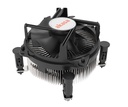 Akasa AK-CC6606BP01 sistema di raffreddamento per computer Processore Dissipatore di calore/Radiatore 9 cm Alluminio, Nero 1 pz