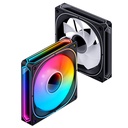 Jonsbo FR-505BR sistema di raffreddamento per computer Case per computer Ventilatore 12 cm Nero, Bianco 1 pz