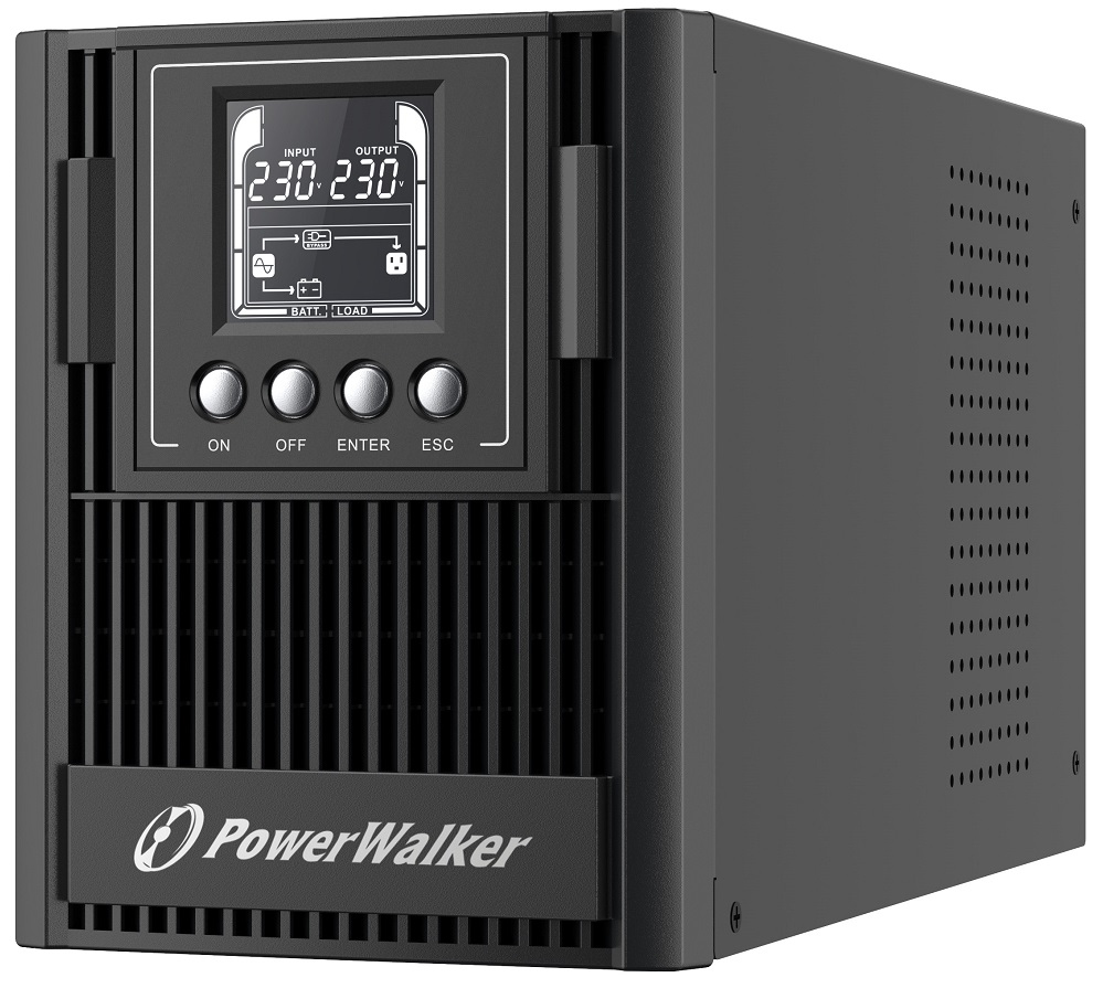 [10122180] PowerWalker VFI 1000 AT gruppo di continuità (UPS) Doppia conversione (online) 1 kVA 900 W 3 presa(e) AC