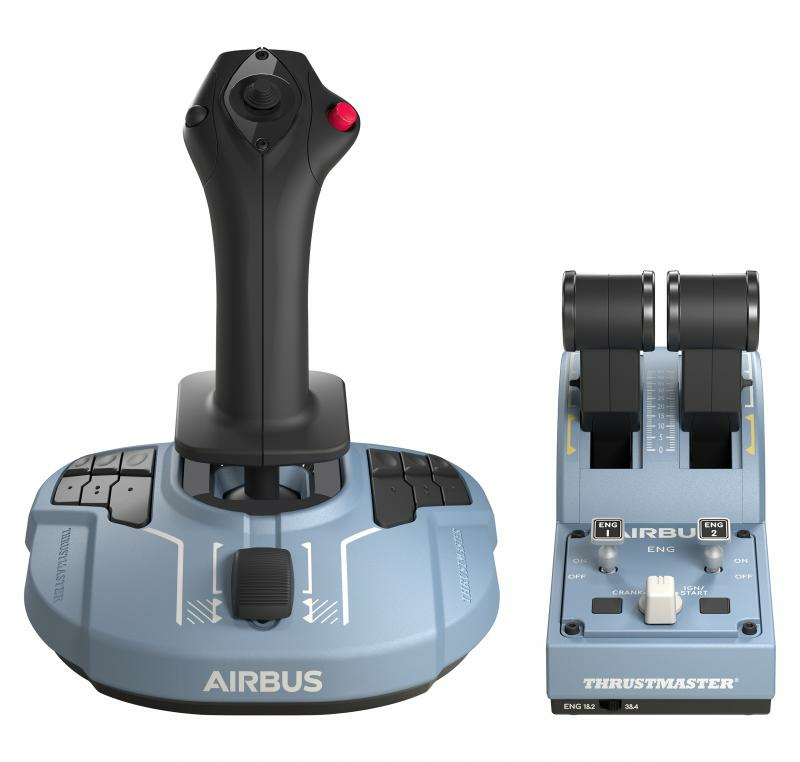 [2960842] Thrustmaster TCA Officer Pack Airbus Edition Nero, Blu USB Simulazione di Volo Analogico/Digitale PC