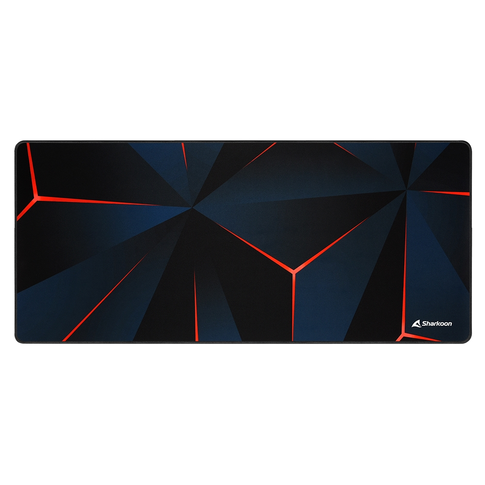 [4044951032235] Sharkoon SKILLER SGP30 Tappetino per mouse per gioco da computer Nero, Blu, Arancione