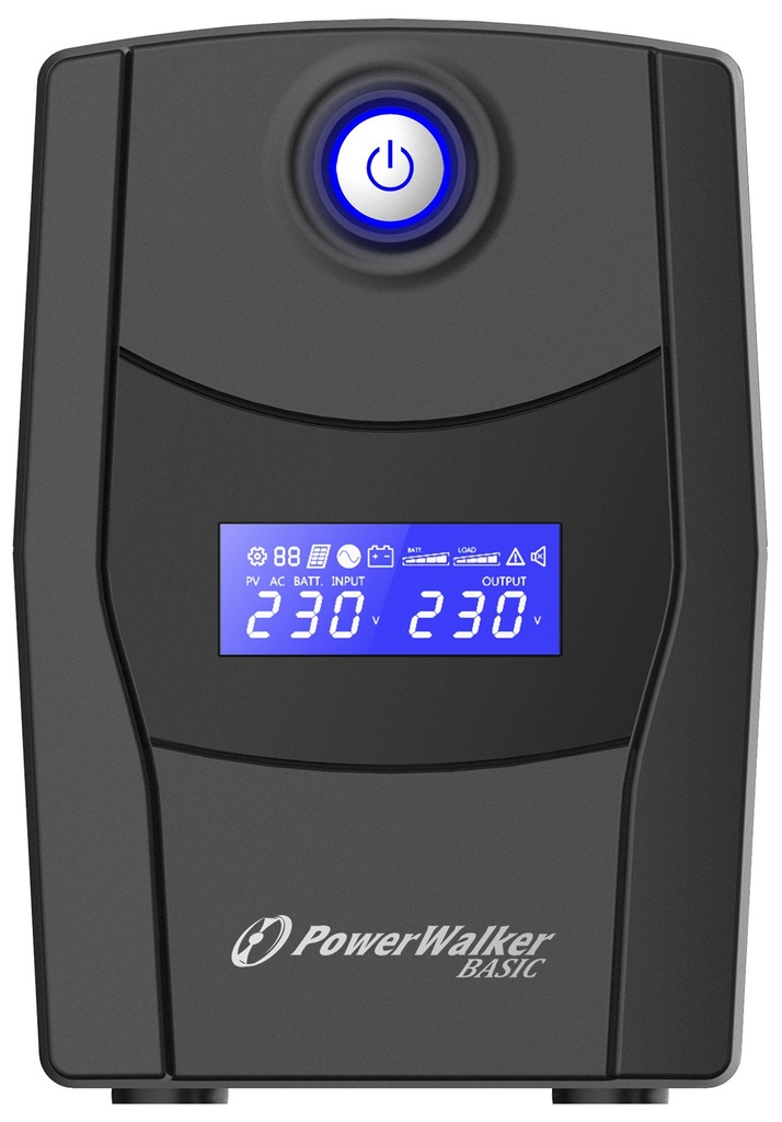 [10121073] PowerWalker VI 800 STL gruppo di continuità (UPS) A linea interattiva 0,8 kVA 480 W 2 presa(e) AC