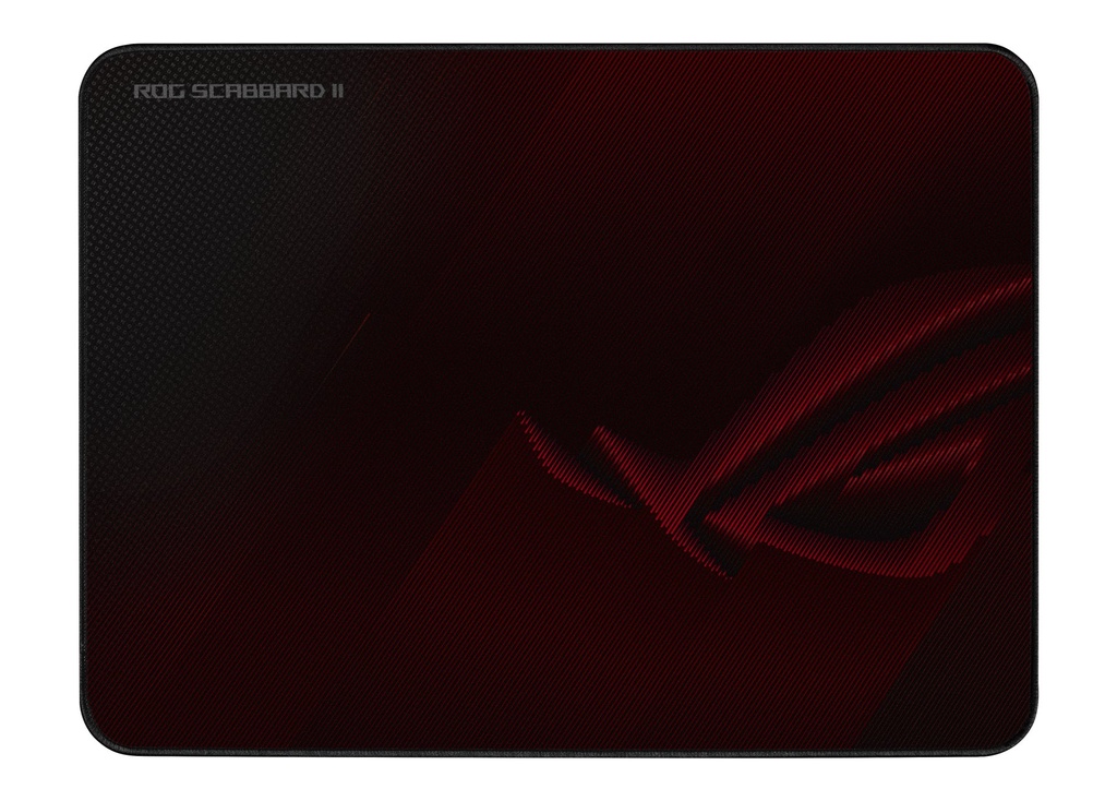 [90MP02H0-BPUA00] ASUS ROG Scabbard II Tappetino per mouse per gioco da computer Rosso