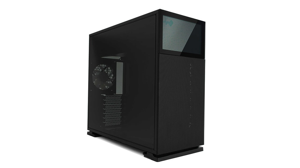 Case InWin N127 Midi Tower Vetro Temperato Nero