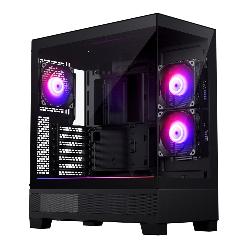 [PH-XT523V1_DBK01] Case Phanteks XT View D-RGB Midi Tower Vetro Temperato Nero
