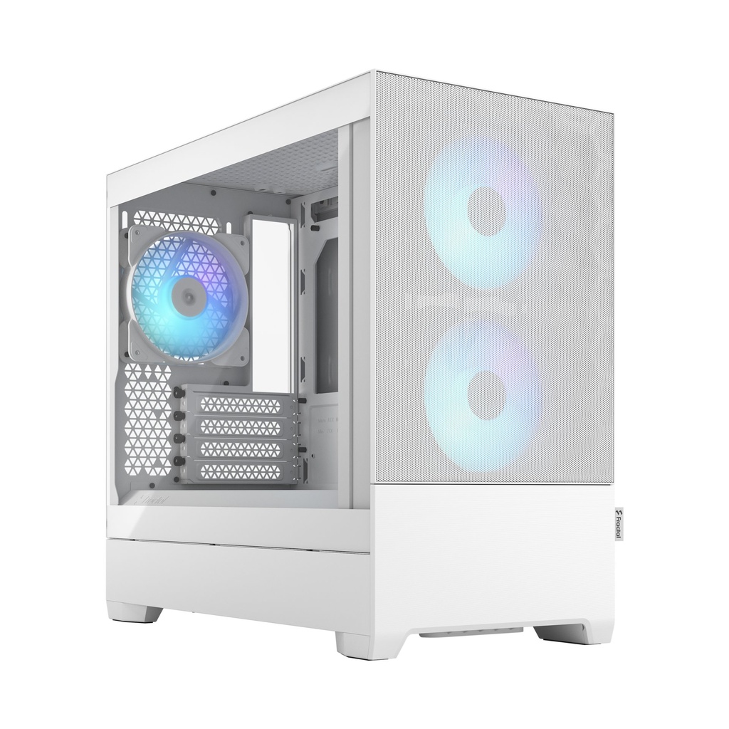 [FD-C-POR1M-01] Case Fractal Design Pop Mini Air RGB Clear Tint Micro ATX Vetro Temperato Bianco
