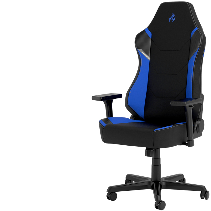 [NC-X1000-BB] Nitro Concepts X1000 Sedia da gaming per PC Sedia tappezzata Nero, Blu