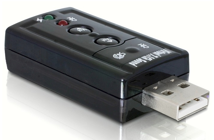 [61645] DeLOCK 61645 adattatore per inversione del genere dei cavi USB 2.0 2x 3,5 Nero