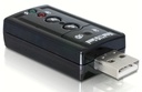 DeLOCK 61645 adattatore per inversione del genere dei cavi USB 2.0 2x 3,5 Nero
