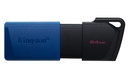 Kingston Technology DataTraveler 64GB USB3.2 Gen 1 Exodia M (Nero + Blu) - 2 Pieces