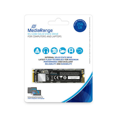 [MR1031] MediaRange MR1031 drives allo stato solido 256 GB M.2 PCI Express 3.1 NVMe 3D TLC NAND
