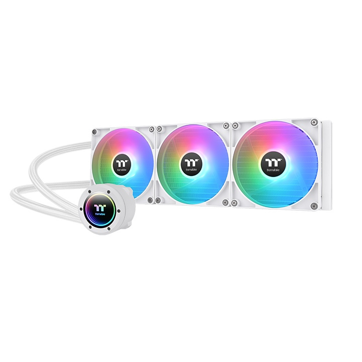[CL-W378-PL14SW-A] Dissipatore A Liquido ThermalTake TH420 V2 ARGB Sync All-In-One Snow Edition 420 mm Bianco
