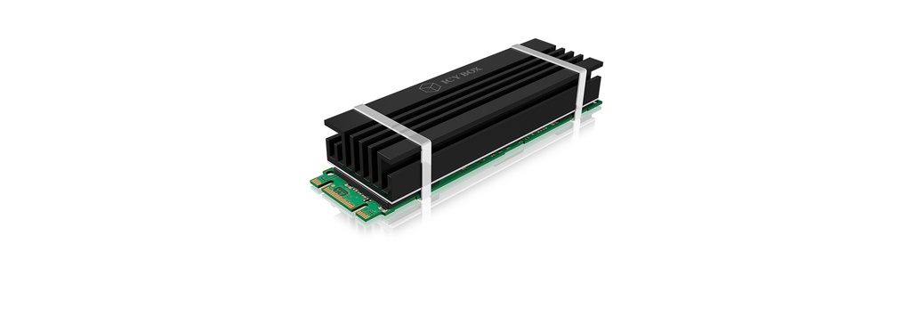 [60314] ICY BOX IB-M2HS-70 Unità allo stato solido Dissipatore di calore/Radiatore Nero 1 pz