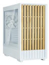 Case Zalman P10 Namu Mini-Tower mATX Vetro Temperato Bianco Legno