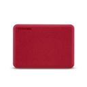 Toshiba Canvio Advance disco rigido esterno 2 TB 2.5" USB tipo A 2.0/3.2 Gen 1 (3.1 Gen 1) Rosso