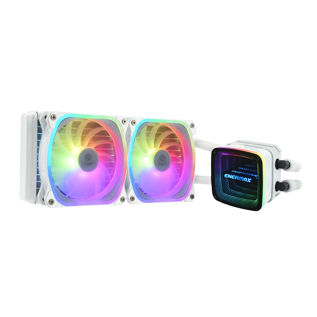[ELC-AQFA240-SQA-W] Enermax ELC-AQFA240-SQA-W sistema di raffreddamento per computer Processore Kit di raffreddamento a liquido 12 cm Bianco 1 pz