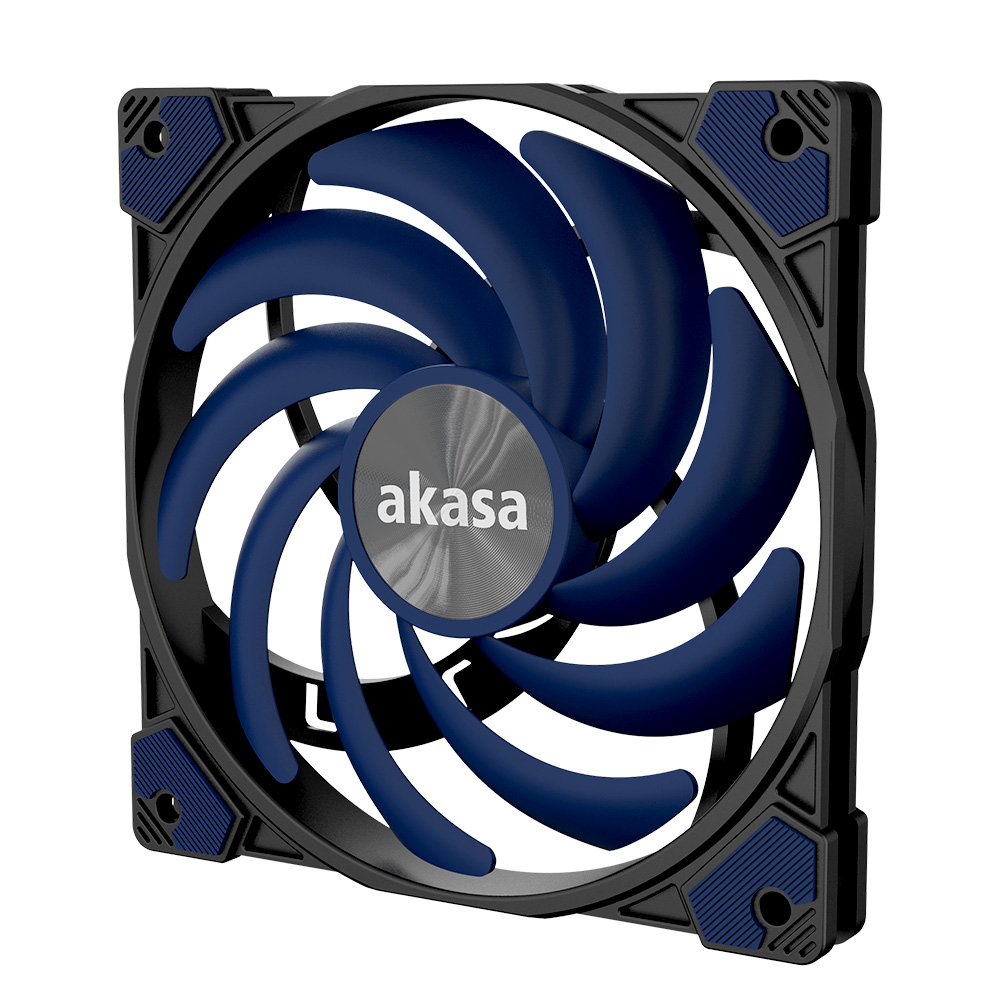 [AK-FN122-BL] Akasa Alucia XS12 Case per computer Ventilatore Nero, Blu 1 pz
