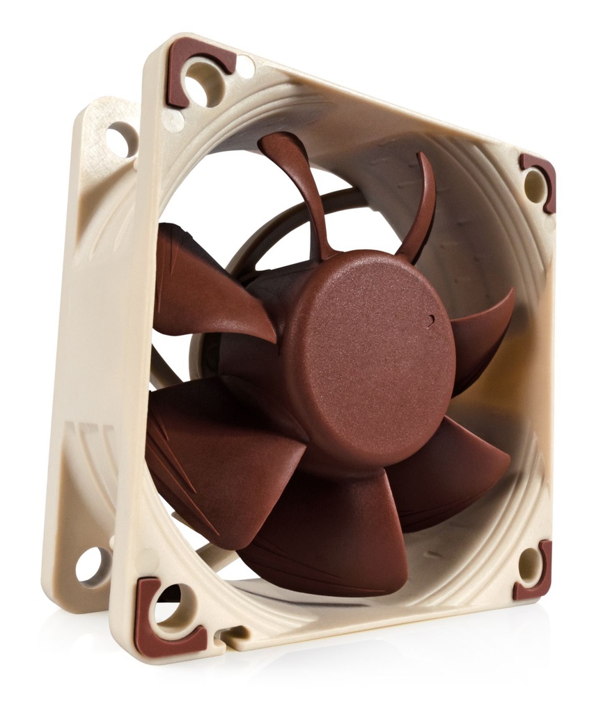 [NF-A6X25-PWM] Noctua NF-A6x25 PWM Case per computer Ventilatore 6 cm Beige, Marrone