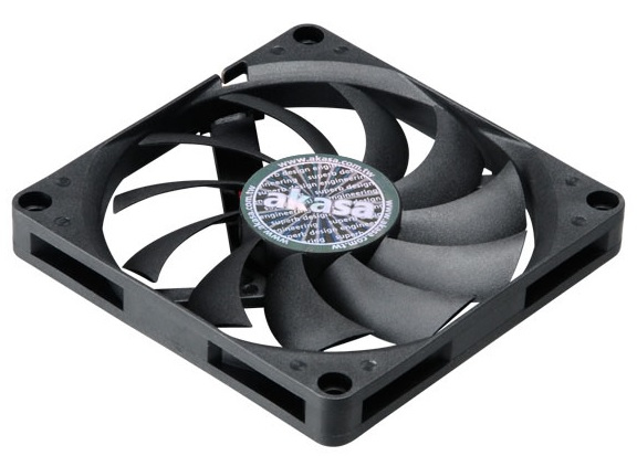 [AK-FN076] Akasa AK-FN076 sistema di raffreddamento per computer Case per computer Ventilatore 8 cm Nero