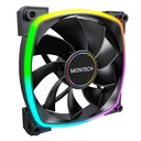 Montech RX140 PWM Case per computer Ventilatore 14 cm Nero 1 pz