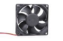 Alphacool 24829 sistema di raffreddamento per computer Universale Ventilatore 8 cm Nero 1 pz