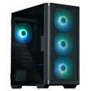 Case Zalman M4 Mini-Tower mATX RGB Vetro Temperato Nero