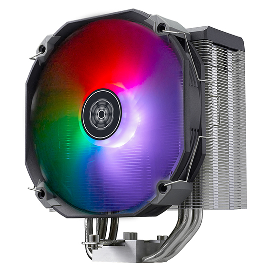 [SST-ARV140-ARGB] Silverstone SST-ARV140-ARGB sistema di raffreddamento per computer Processore Raffreddatore d'aria 14 cm Nero, Grigio 1 pz