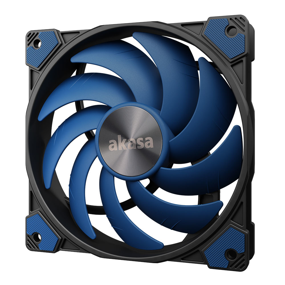 [AK-FN118] Akasa ALUCIA SC Case per computer, Processore Ventilatore 14 cm Nero, Blu 1 pz