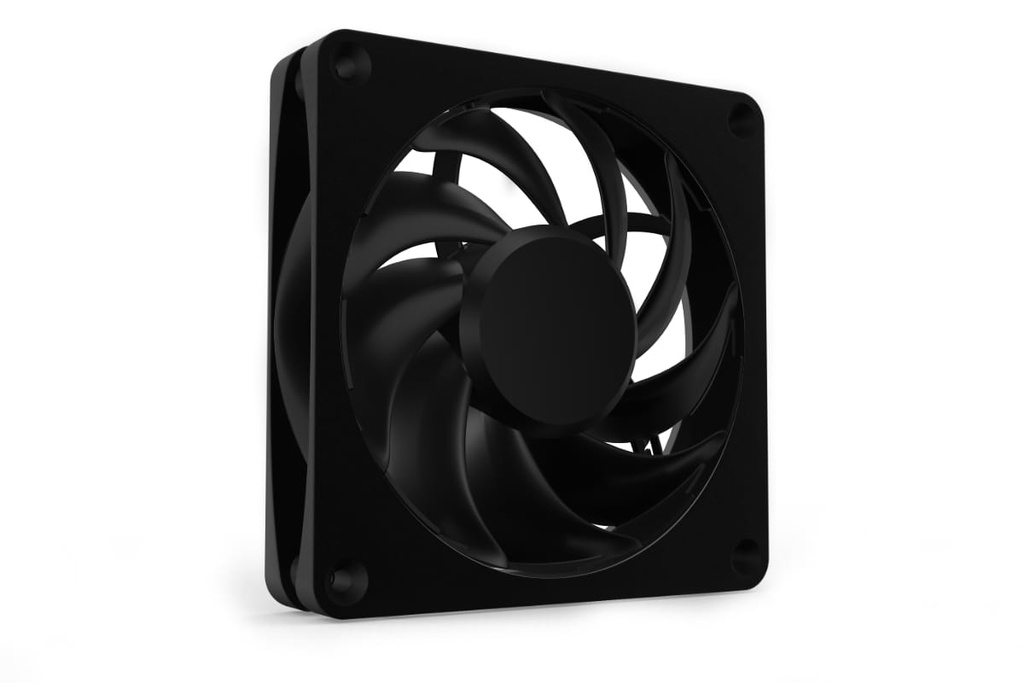 [13819] Alphacool Apex Stealth Metall Case per computer Ventilatore 12 cm Nero 1 pz