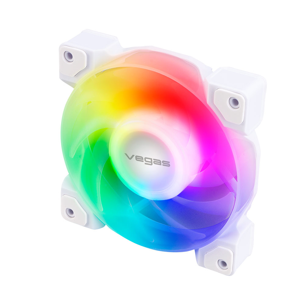 [AK-FN111-WH] Akasa VEGAS A12 Case per computer, Processore Ventilatore 12 cm Bianco 1 pz
