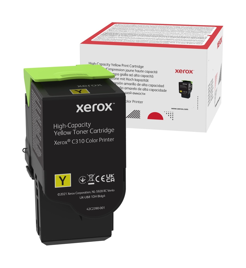 [006R04367] Xerox Cartuccia toner Giallo a Alta capacità da 5500 Pagine per Stampante a colori ® C310/multifunzione a colori ® C315 (006R04367)