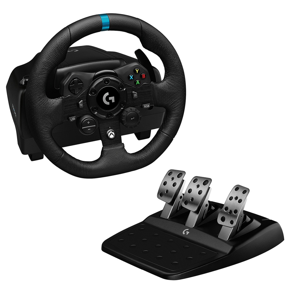 [941-000158] Logitech G G923 Nero USB 2.0 Sterzo + Pedali Analogico/Digitale PC, Xbox One, Xbox Series S, Xbox Series X