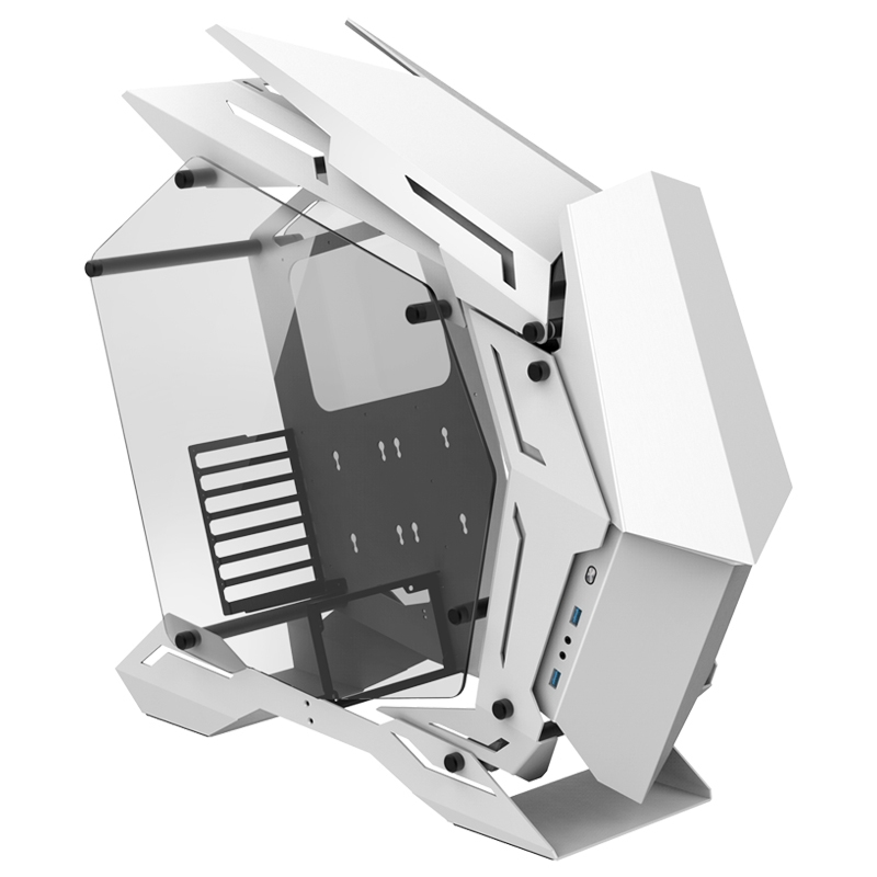 Case Jonsbo MOD3 Big Tower Showcase Vetro Temperato Bianco