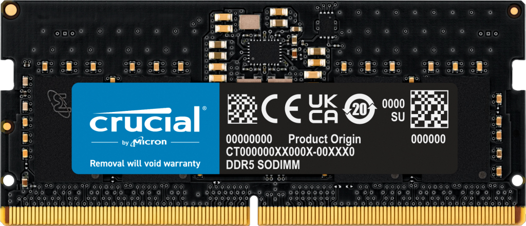 Crucial CT8G48C40S5 memoria 8 GB 1 x 8 GB DDR5 262-pin SO-DIMM