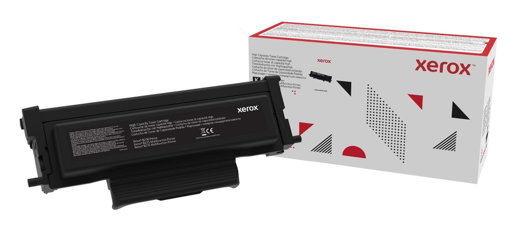 [006R04400] Xerox Cartuccia toner Nero a Alta capacità da 3000 Pagine per Stampante ® B230, Stampante multifunzione ® B225/ ® B235 (006R04400)