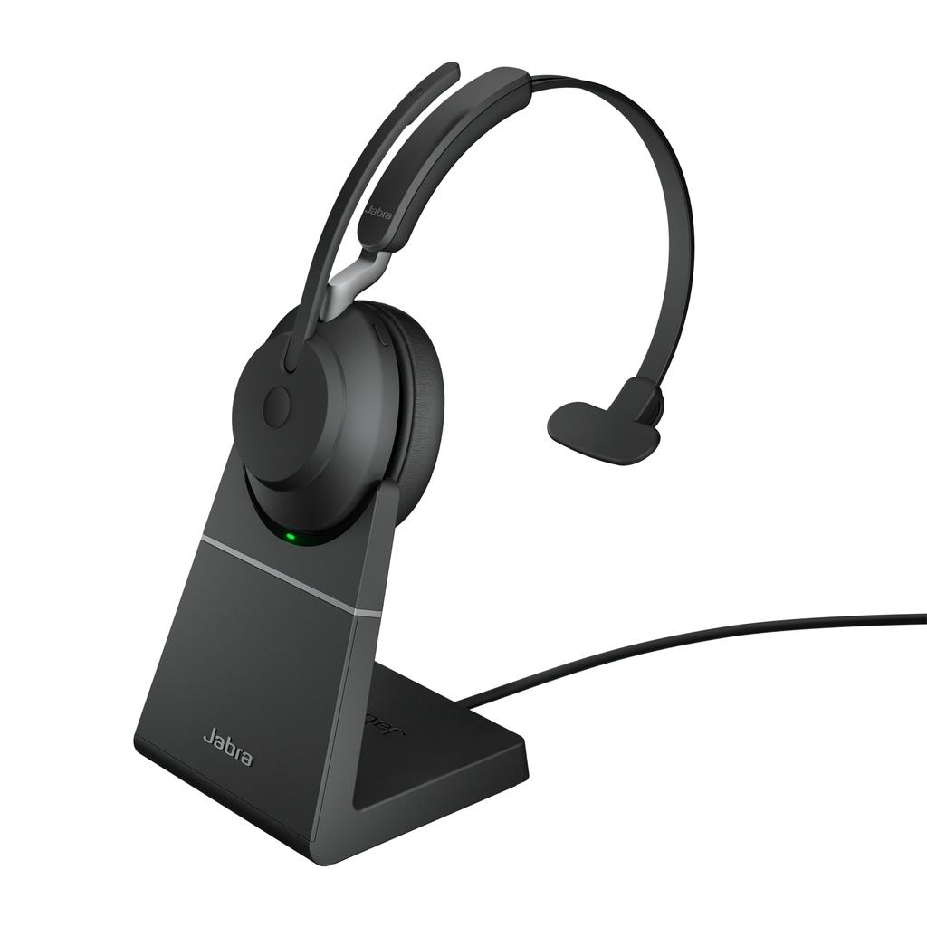 [26599-889-989] Jabra Evolve2 65 Auricolare Wireless A Padiglione Ufficio USB tipo A Bluetooth Base di ricarica