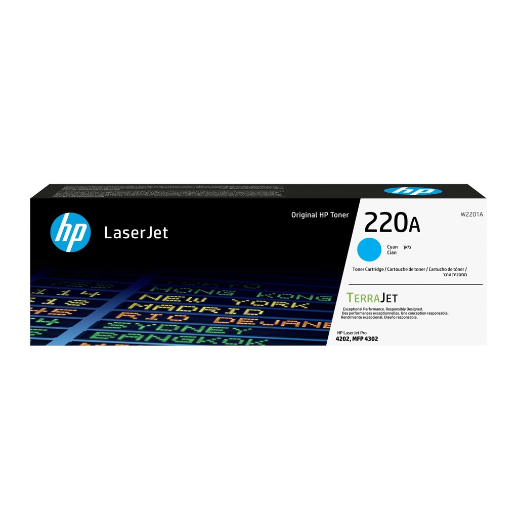 [W2201A] HP Cartuccia toner originale ciano LaserJet 220A