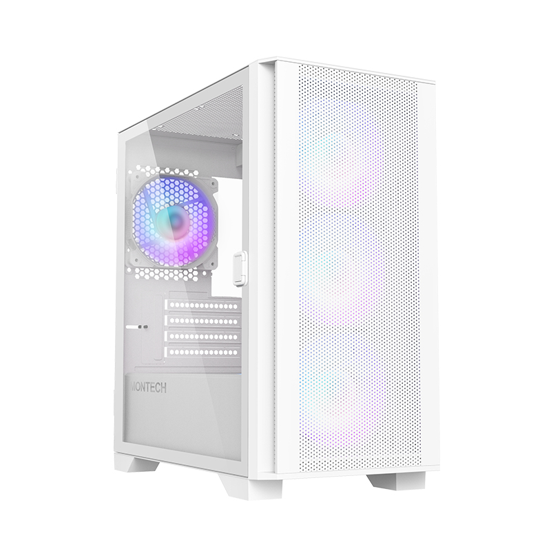 [AIR 100 ARGB WH] Case Montech AIR 100 ARGB Micro-ATX Vetro Temperato Bianco